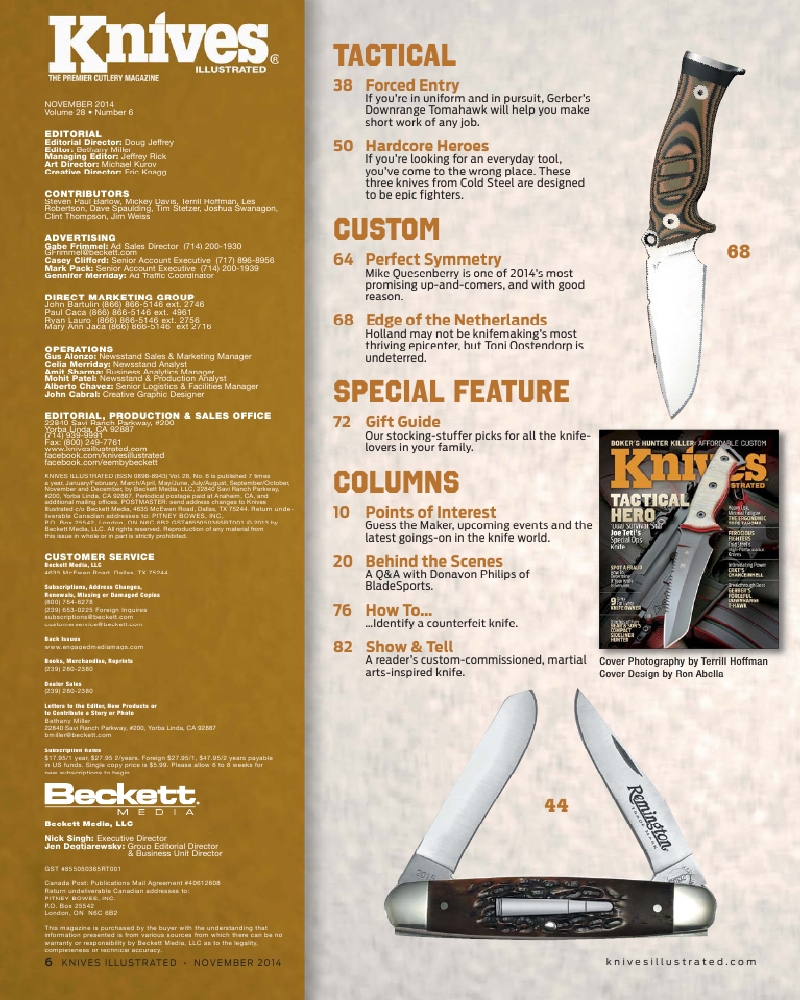 Knives Illustrated 201411